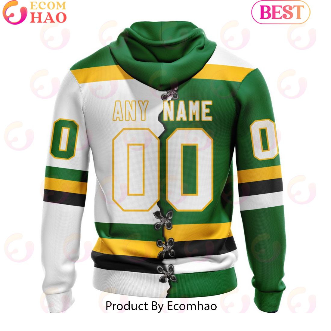 Custom OHL London Knights Mix Home And Away Jersey Personalized Letters Number Hoodie, Zip Hoodie, Man - Women, Warm, Premium Quality HZ0501