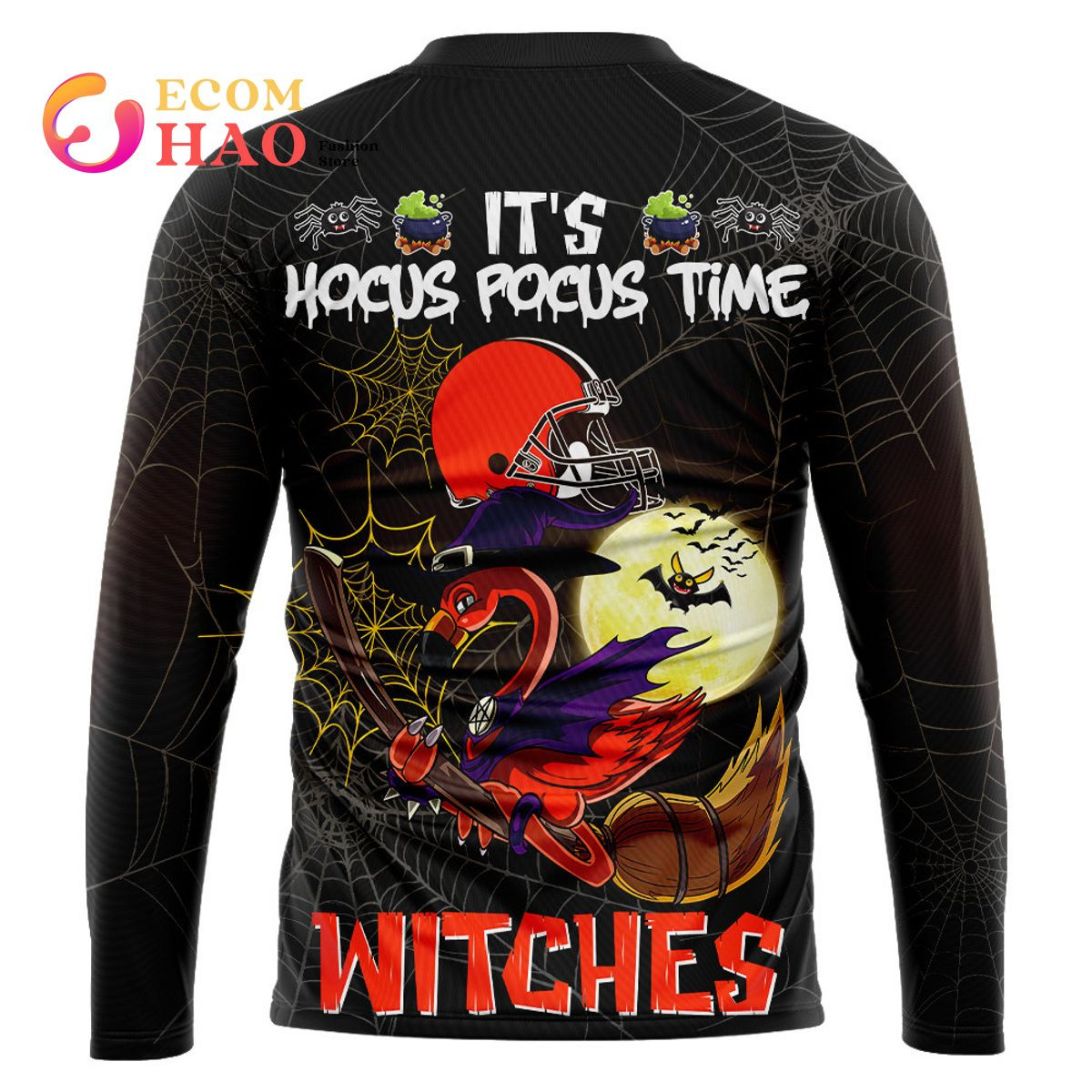 Browns Halloween Jersey Falmingo Witches Hocus Pocus 3D Hoodie, Zip Hoodie, Man - Women, Warm, Premium Quality HZ0501