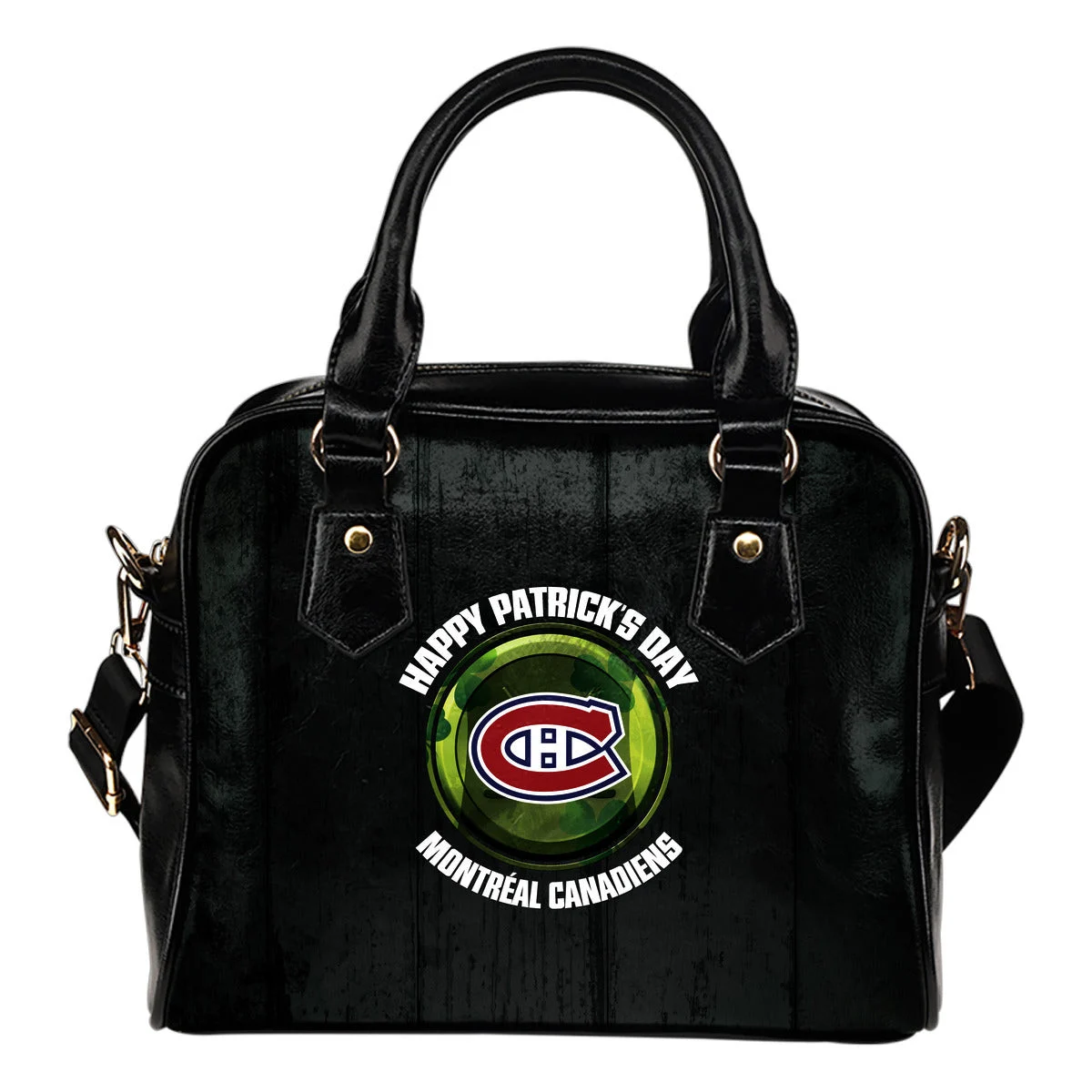 Retro Scene Lovely Shining Patrick's Day Montreal Canadiens Shoulder Handbags Sb0801