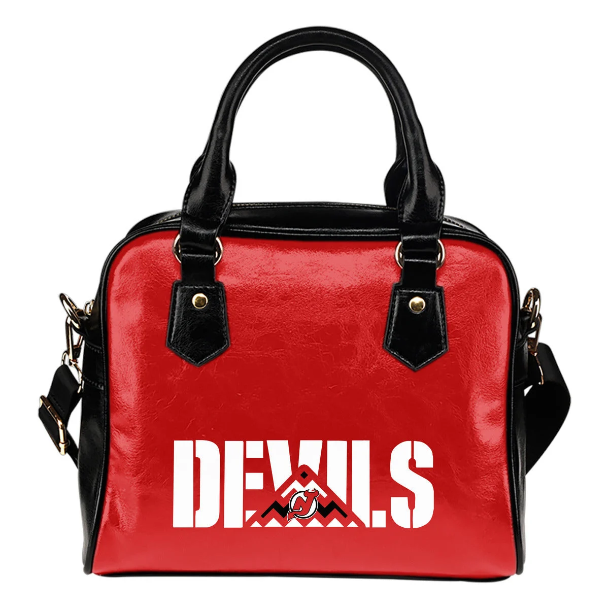 New Jersey Devils Mass Triangle Shoulder Handbags Sb0801