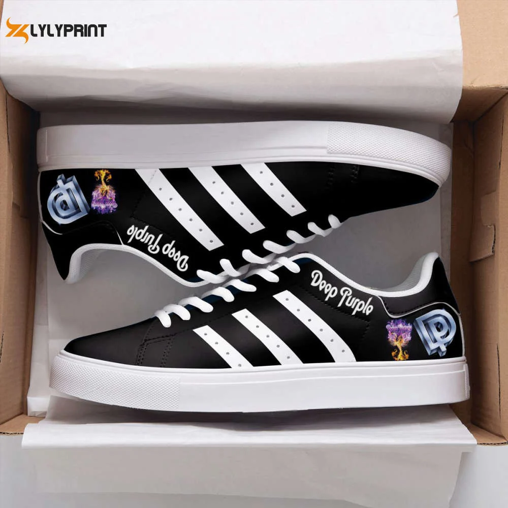 Deep Purple1 Skate Shoes For Men Women Fans Gift , Trendy Style Sneakers ST0801