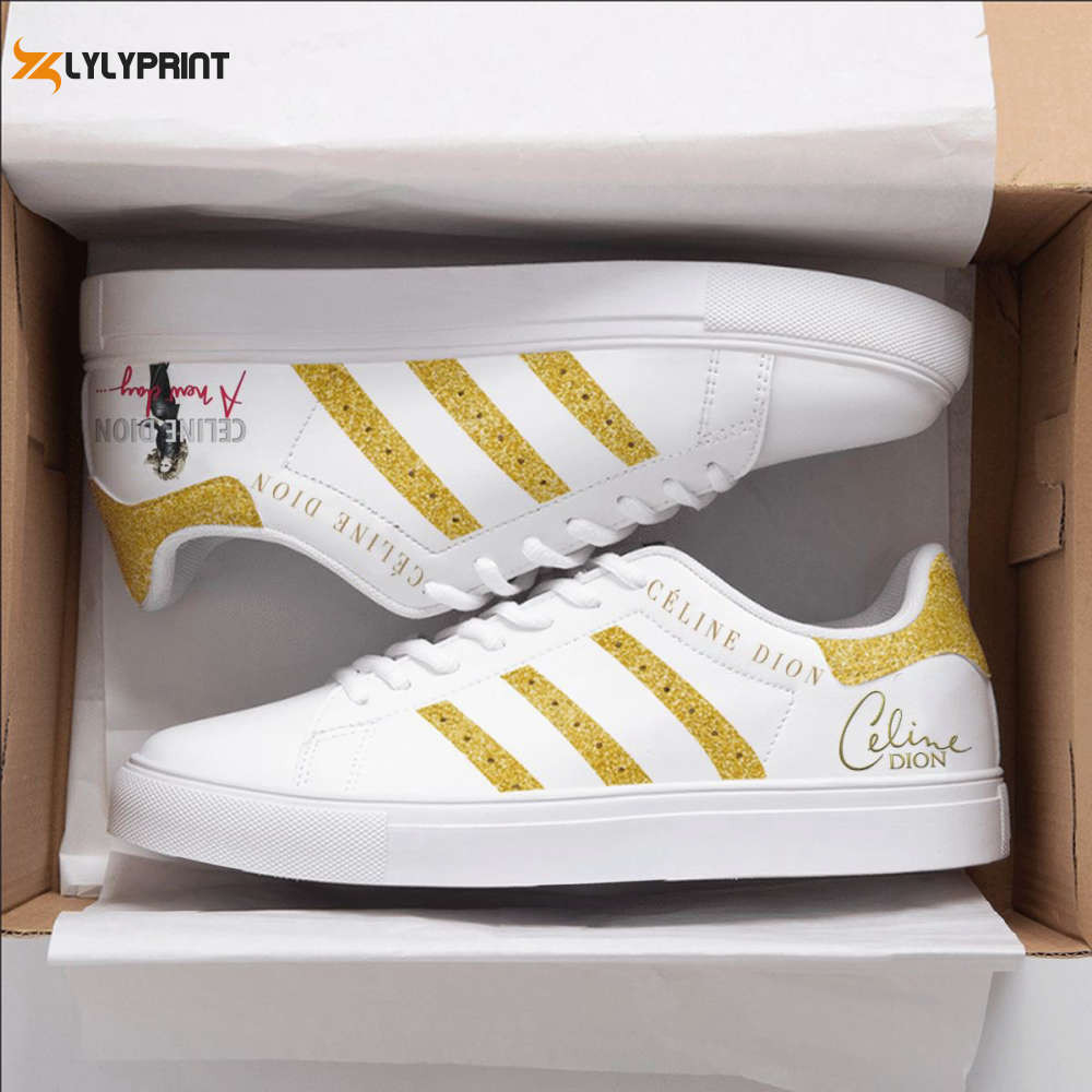 Celine Dion Skate Shoes For Men Women Fans Gift , Trendy Style Sneakers ST0801
