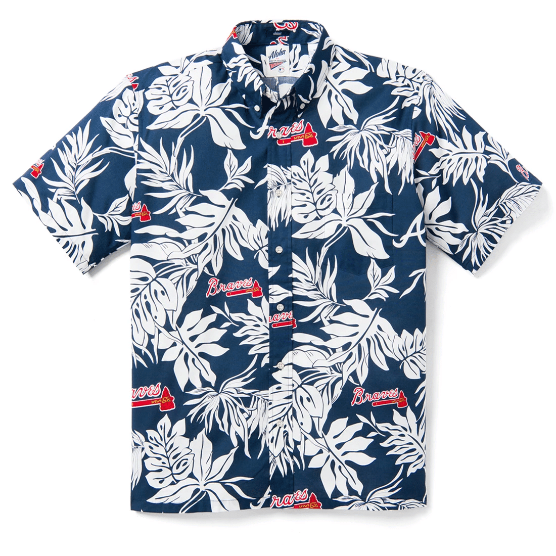 Atlanta Braves Logo Aloha Hawaiian Shirt, Gift For Men And Women HW0601
