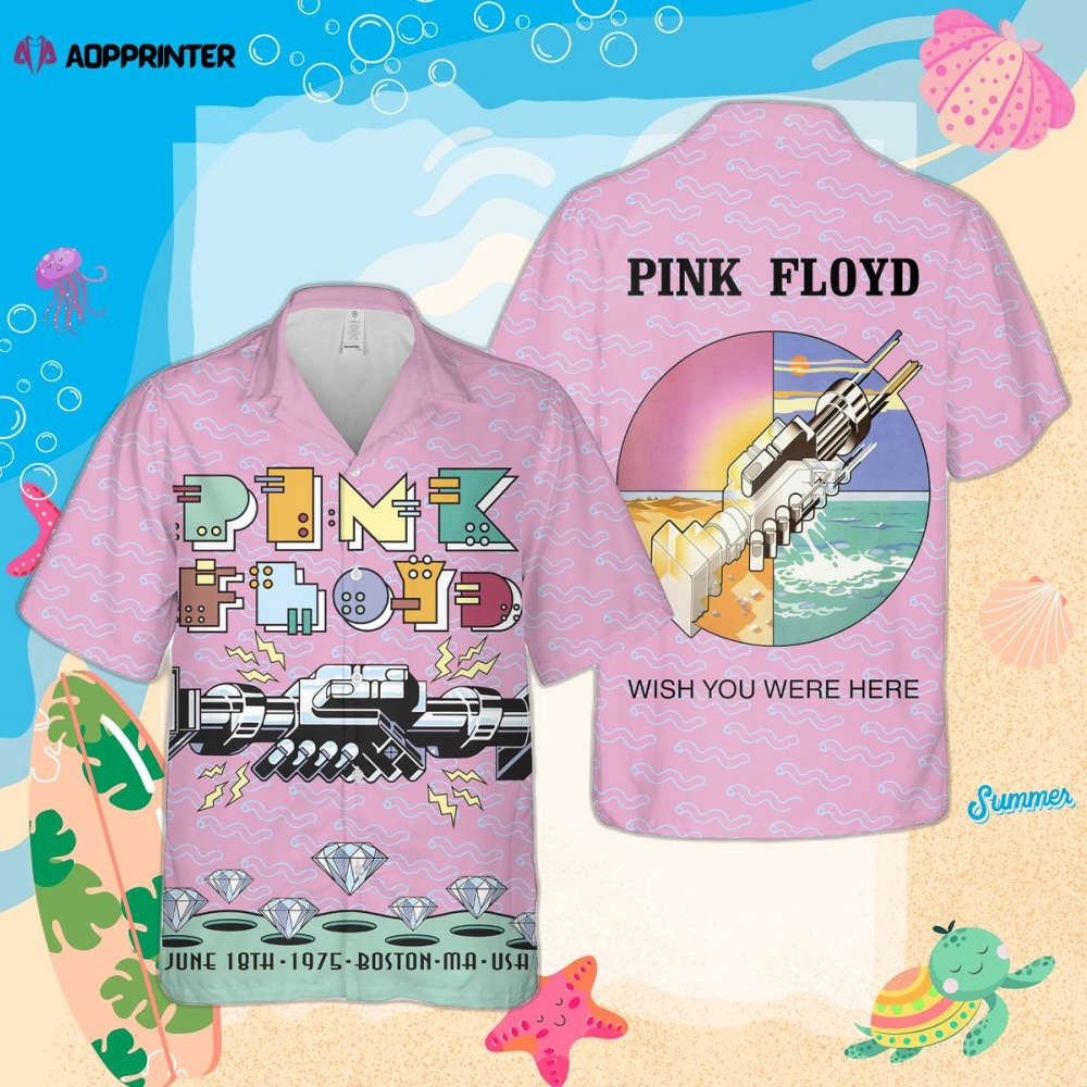 Pink Floyd Merch Wish You Were Here Rock Music Cuban Shirt Premium Hawaiian Shirt HW0601
