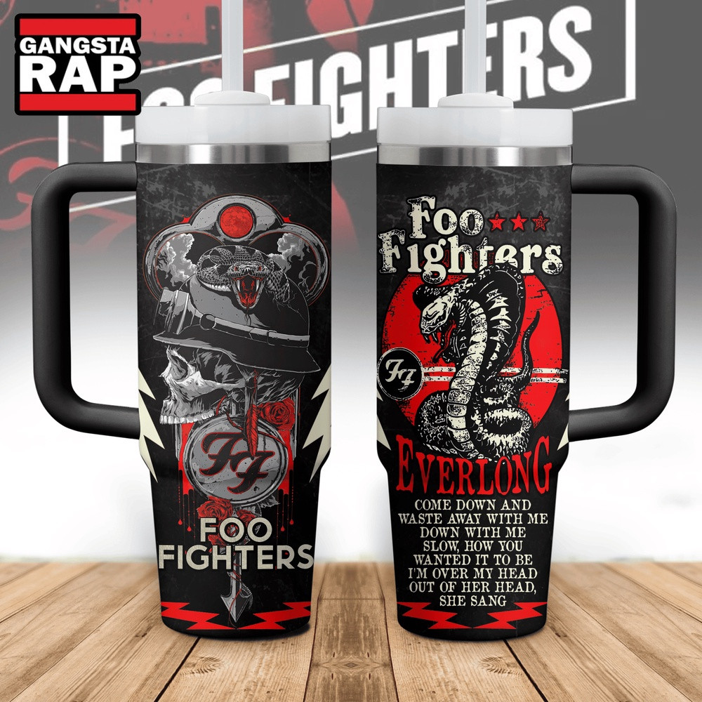Rock to the Beat with Foo Fighters Everlong Tumbler - 40oz 0501TB40