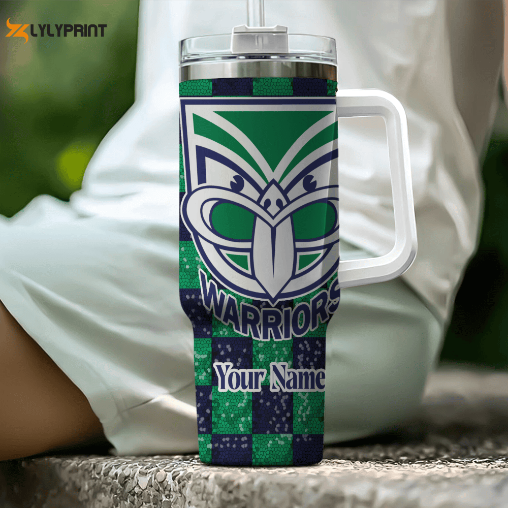 New Zealand Warriors NRL Personalized Stanley Tumbler 40oz 0501TB40