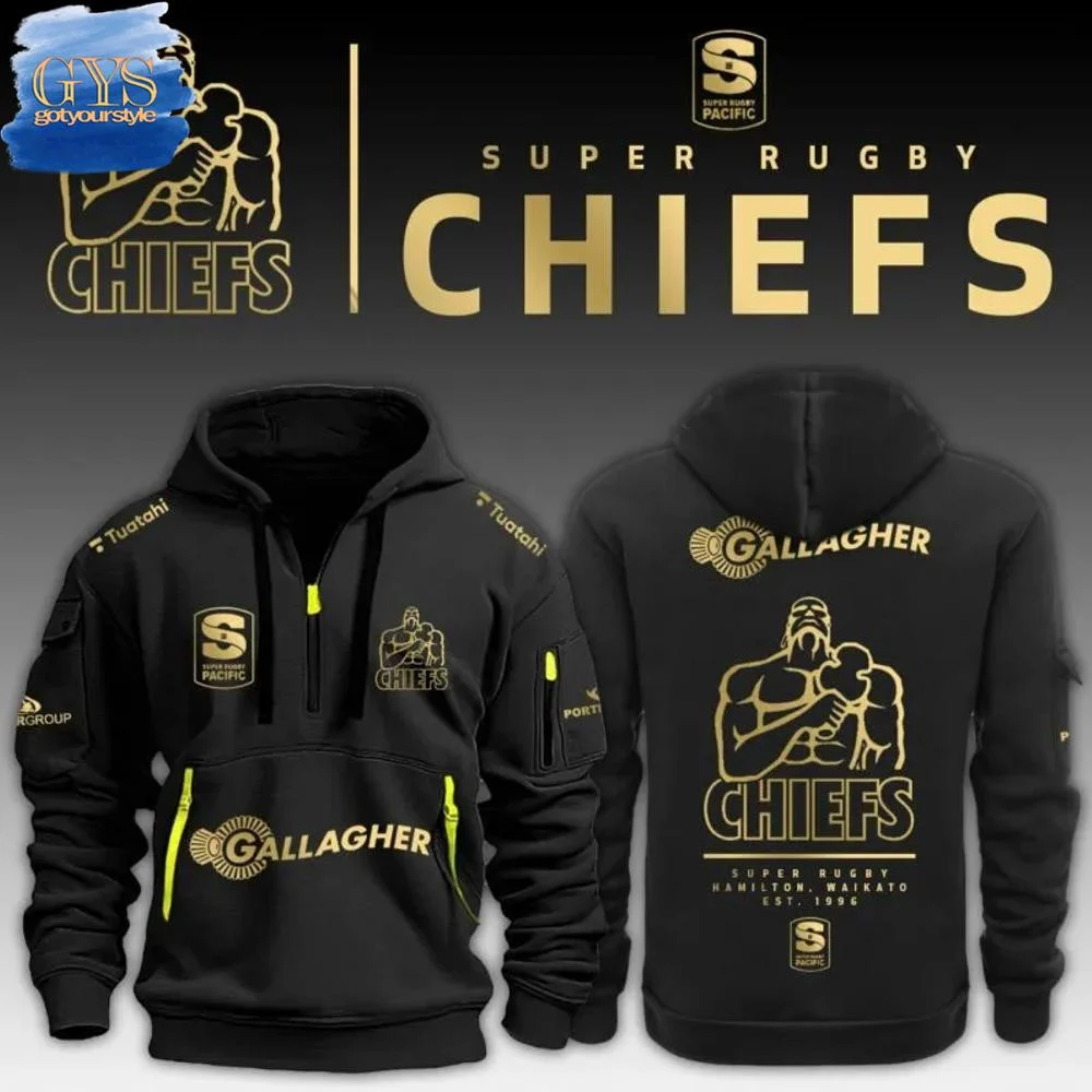 Chiefs Super Rugby Pacific Quarter Zip Hoodie QTZ0601