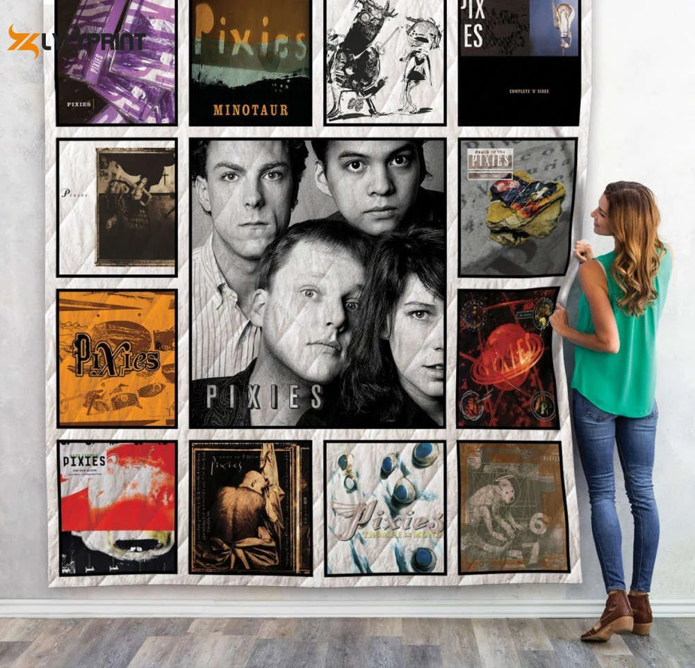Pixies Albums Quilt Blanket For Fans Home Decor Gift ,  Soft Quilt, King Size, All Season Cozy Quilt QB0901