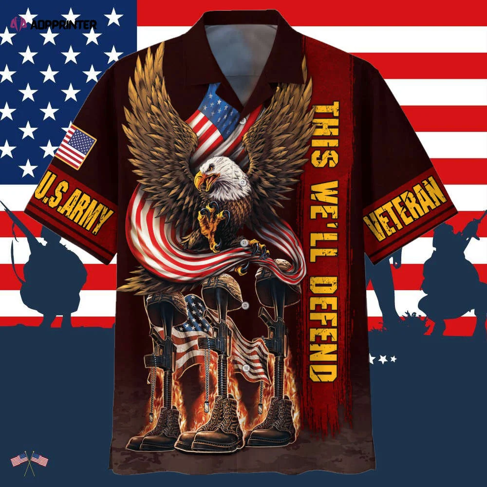 Army This We'll Defend Hawaiian Shirt HW0601