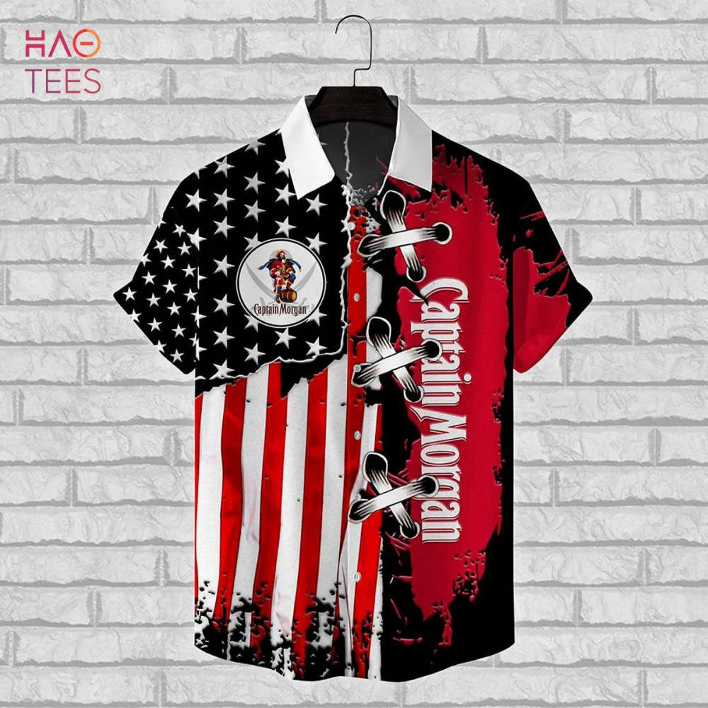 Captain Morgan All Over Print 3D Hawaiian Shirt HW0601