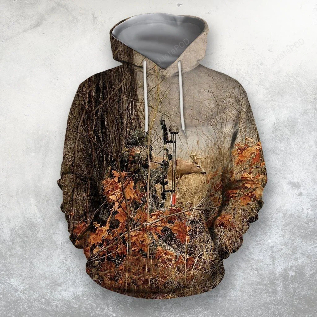 Bow Hunting 3D All Over Print Hoodie, Zip-up Hoodie HZ0501