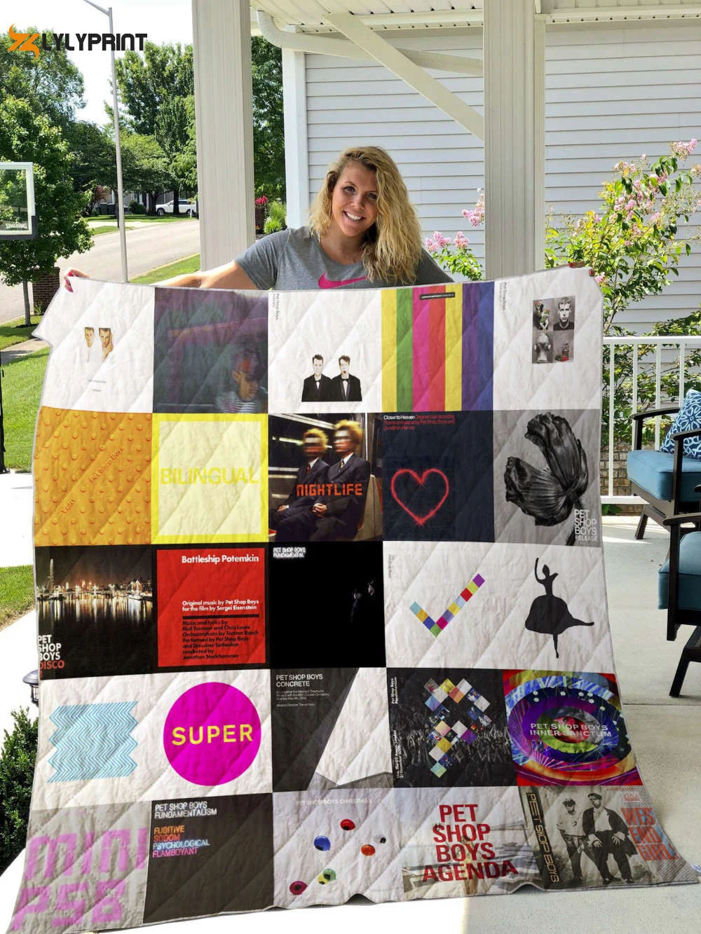 Pet shop boy Quilt Blanket For Fans Home Decor Gift qa , Soft Quilt, King Size, All Season Cozy Quilt QB0901