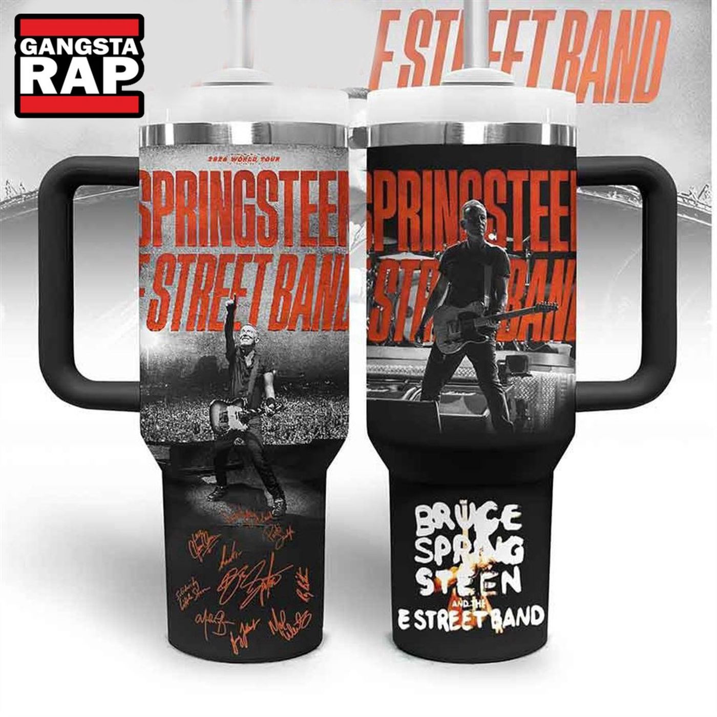 Stanley Tumbler 40oz Bruce Springsteen Band Merch for Music Lovers 0501TB40