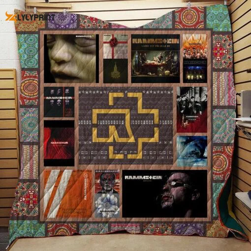Rammstein 2 Quilt Blanket For Fans Home Decor Gift , Soft Quilt, King Size, All Season Cozy Quilt QB0901