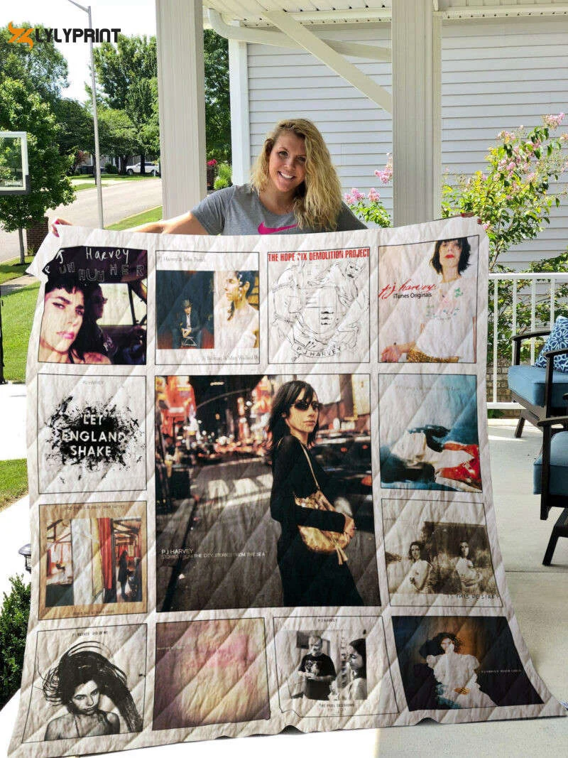 Pj Harvey Albums Quilt Blanket For Fans Home Decor Gift For Fans Ver 13 ,  Soft Quilt, King Size, All Season Cozy Quilt QB0901